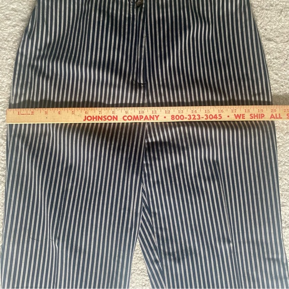 Charter Club Ankle Pants ~Black & Tan Stripped ~Size 10 ~High Waisted ~Classic - Picture 11 of 12